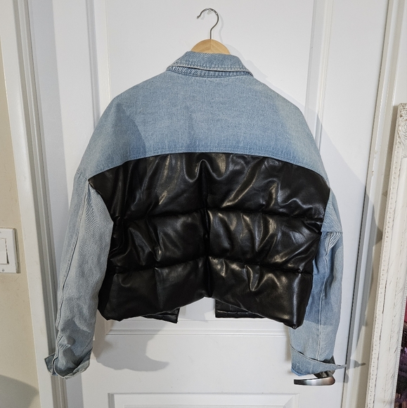 Can't Be Messed With Fashion Nova Denim Jacket Sz S - Picture 5 of 5